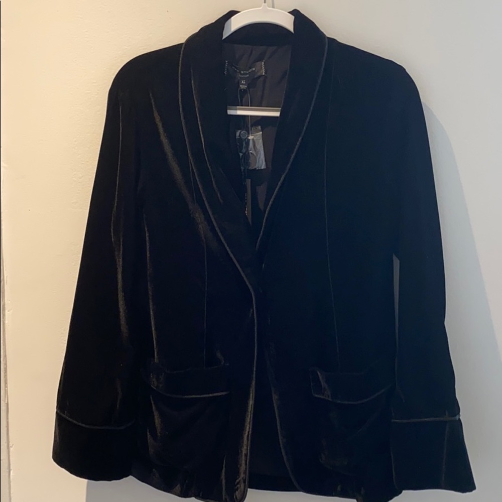Black Velvet Blazer